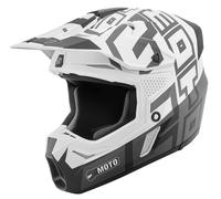 FC-Moto Merkur Flex Casque de motocross, noir-gris-blanc, taille XL pour homme