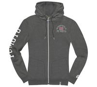 FC-Moto Moto-H Dames Zip Hoodie, gris, taille L pour femmes