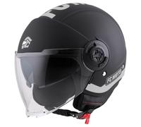 FC-Moto Ralgo Casque jet, noir-gris, taille S pour homme