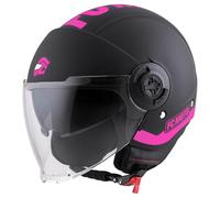 FC-Moto Ralgo Casque Jet, Noir/Rose, S