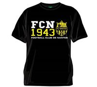 FC Nantes - FCN 1943 - T-shirt - Homme - Noir - FR: XL (Taille Fabricant: XL)