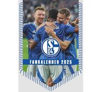 FC Schalke 04 2025 Calendrier mural avec bannière 29,7 x 42 cm Motif sport