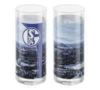 FC Schalke 04 Lot de 2 verres à boire