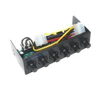 FC2 - Commande de la vitesse du ventilateur système - aluminium anodisé noir
