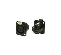 FC61900 XLR embase femelle Nombre de pôles (num): 3 noir