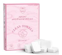 FCAEON Comprimé Serviette Tablette 30x23cm 20 Emballé Emballage en vrac Jetable Voyage Mini Pièce de monnaie Serviette Extensible Lingettes Démaquillantes Lingettes (Violet)