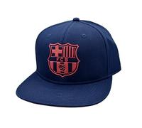 Barcelona Casquette Barça V plate marine sous licence du FC Taille adulte réglable, bleu, XL