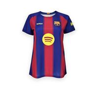 FCB Maillot FC Barcelone 1ère équipe 25-26 pour femme - Réplique officielle, Bleu/rouge, S