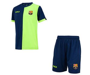 FCB Maillot Short Barca - Collection Officielle FC Barcelone - Taille Enfant garçon 4 Ans