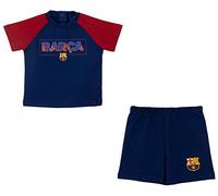 FCB T-Shirt + Short Barca bébé - Collection Officielle FC Barcelone - 6 Mois