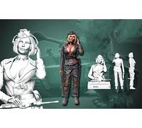 FCBEL 1/16 char à thème militaire de la seconde guerre mondiale modèle de figurine en résine soldat féminin, kit de modèle non assemblé et non peint/Y2768