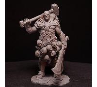 FCBEL 1/24 75mm modèle de figurine en résine de guerrier orc de science-fiction moulé sous pression, kit de soldat miniature non assemblé et non peint/E2588