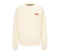 FCBM Sweat-shirt 'Charlie' sable / gris clair / rouge clair, Taille XXL