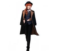 FCCAM Chuuya Costume de cosplay Bungo Stray Dogs pour cosplay, motif Chuya Nakahara Cosplay, Chuya Nakahara, taille M