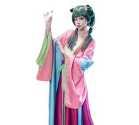 FCCAM Maomao Costume de cosplay The Apothecary Diaries - Tenue de cosplay Mao Mao - Tenue complète pour femme - Robe en chanvre - Taille S