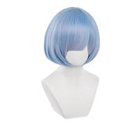 FCCAM Re0 Rem Perruque de cosplay pour femme Anime Re:Life in a different world from zero, Rem Cosplay, Rem