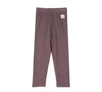 Fccrian Pantalon Bébé Fille en Coton Épais Doublé Chaud Leggings Tricoté Collant Extensible Basique Longueur Cheville Neuvième Collant pour Hiver Chaussettes Filles 5t Ensemble de Survêtement (Café, 5