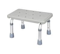 FccsiKoa Che Bain Rectangulaire Résistant Che Bain Cadre en Aluminium Compact Siège e Perforée pr Personnes Âgées, Style B