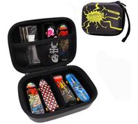 FCDYLBD Étui de rangement pour skateboard Teck Deck Ultra DLX Finger Skateboards, étui de rangement compatible avec 8 mini skateboards (noir de jais)
