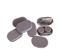 FCfpxwtz Étui de Voyage pour lentilles de Contact, Étui à lentilles de Contact Multicolore 61x40x18mm 10 pièces avec Miroir(Purple 10pcs)
