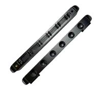 FCfpxwtz Porte-queues de Billard Mural, Support de Suspension for Tige en Bois, Support for Queue Billard à 6 Fentes, Noir et Jaune(Black)