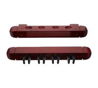 FCfpxwtz Porte-queues de Billard Mural, Support Mural for queues de Billard en Bois 40 cm Multi-Fentes
