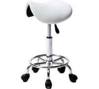FCH siège pivotant tabouret selle tabouret de travail tabouret pivotant tabouret à roulettes tabouret cosmétique réglable en hauteur