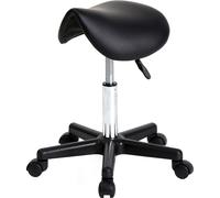 FCH siège pivotant tabouret selle tabouret de travail tabouret pivotant tabouret à roulettes tabouret cosmétique réglable en hauteur