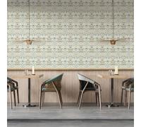 Fchen art Papier peint William Morris Vintage Floral à peler et coller, vert clair, Papier peint floral à peler et coller, motif William Morris Voleur de fraises, Papier peint auto-adhésif, couverture