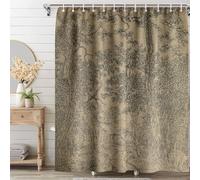 Fchen art Rideau de douche vintage imprimé paysage antique pour salle de bain, ferme, art mural, paysage forestier, textile imprimable, rideau de douche rétro vintage avec 12 crochets, 180 x 180 cm