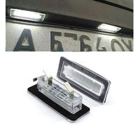 Fchhk-2x Erreur Libre 18smd Pour B/Enz Fortwo Led Lumière De Plaque D'immatriculation Led Voiture Led Numéro De Plaque D'immatriculation Lampe Éclairage Automatique