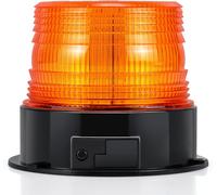 Fchhk-Appow Gyrophare Orange Led, Phare D'avertissement Clignotant Magnétique Pour Véhicule Avec Prise Allume-Cigare 12 V-80 V - Sans Fil Ambre