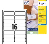 Fchhk-Étiquettes Adresse Autocollantes Blanches 400 Pièces 99,1 X 33,9 Mm Jet D'encre