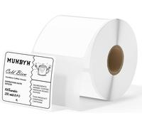 FCHHK-Étiquettes thermiques Carrée 2""x2"", Compatibles avec de Nombreuses Imprimantes Thermiques, Forte Adhésivité, étiquettes d'adresse Blanches pour Code-barres, 750 Feuilles/Rouleau