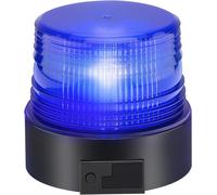 Fchhk-Gyrophare Bleu Led Batterie, Phare D`Avertissement Clignotant Magnétique Pour Véhicule Avec Prise Allume-Cigare 12v-24v
