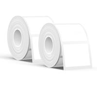 FCHHK-KATASYMBOL T50M Pro 2 Rouleaux d'étiquettes Thermiques Autocollantes Imperméables, 40 mm x 30 mm, 2 Rouleaux, 250 Pièces/Rouleau, Noir sur Blanc