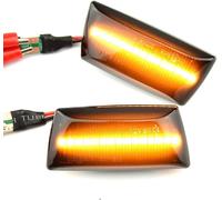 Fchhk-Led Dynamique Clignotant Clignotant Lumière Marqueur De Garde-Boue Latéral Clignotant Séquentiel Compatible Avec O-Pel A-Stra H Mk5 In-Signia Za-Fira Cor-Sa D Mk4 Me-Riva A-Dam
