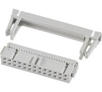 FCI 71600-614LF Connecteur fil à carte avec décharge de traction Pas: 2.54 mm Nbr total de pôles: 14 Nbr de rangées: 2