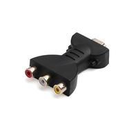FCJPYRAPS Adaptateur Composite 1080p RCA AV vers HDMI, câble Audio/vidéo Compatible HDMI vers AV avec câble USB for boîtier TV HD