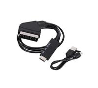 FCJPYRAPS Adaptateur convertisseur Ligne vers péritel Compatible HDMI 1.3