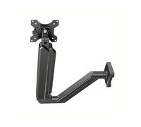 FCJPYRAPS Adaptateur de Support de Remplacement for écran Simple de 13 à 32 Pouces, Bras d'écran réglable en Hauteur avec Pince en C et Base à œillet, Support d'écran for Bureau à Domicile(Black)