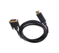 FCJPYRAPS Adaptateur Hannord DisplayPort DP vers DVI, câble de Conversion 1,8 m FHD for Ordinateur de Bureau, Ordinateur Portable, TV, Moniteur, projecteur