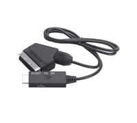 FCJPYRAPS Câble Adaptateur péritel vers HDMI, convertisseur Audio vidéo HD 1080p avec câble USB for écran HDTV/DVD/décodeur/PS3/PAL