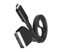 FCJPYRAPS Câble convertisseur Audio vidéo péritel vers HDMI, Adaptateur 1 m, câble de Conversion for HDTV, DVD, décodeur, Accessoires, Ligne de Conversion d'affichage Plug and Play
