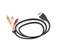 FCJPYRAPS Câble HDMI vers RCA, 1080p, 1,5 m, Adaptateur de connecteur vidéo Audio/vidéo 3 RCA mâle vers 3 RCA for Conversion d'affichage TV HDTV