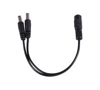FCJPYRAPS Câble répartiteur d'alimentation CC 5,5 x 2,1 mm 1 à 2 M/F for Ligne de Conversion d'affichage de caméra de vidéosurveillance