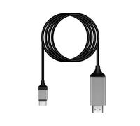 FCJPYRAPS Câble USB 3.1 4K HDTV Type-C vers HDMI Compatible for téléphone Android, for connecter Un téléviseur à Un Appareil avec Le même écran, câble de Conversion d'affichage de 2 m