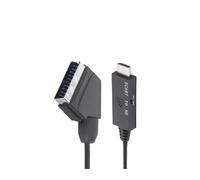 FCJPYRAPS Convertisseur HD 1M Péritel vers HDMI 1080P, Adaptateur Audio vidéo, câble Micro USB DC 5 V, Accessoires for décodeur, Ligne de Conversion d'affichage(HD to SCART 90cm)