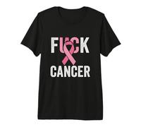 FCK Cancer Ruban Rose Survivor Warrior Awareness Fighter T-Shirt Haut de Gamme