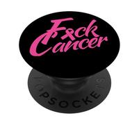 FCK Cancer Survivor Fighter Cancer Awareness PopSockets PopGrip Adhésif